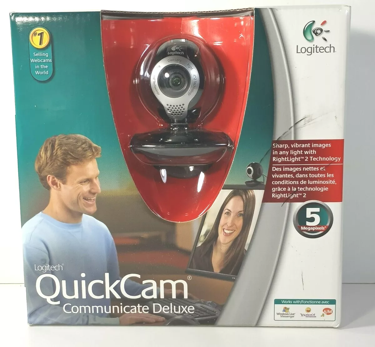 Logitech rightlight online technology webcam