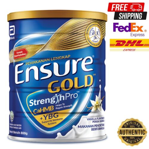 1 can Abbott Ensure Gold Vanilla Middle Age Elderly Pack 800g Free Expedite Ship
