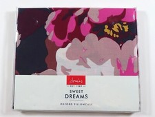 JOULES WINTER BLOOM FLORAL 100% COTTON PERCALE - OXFORD PILLOWCASES X 2