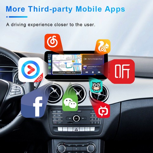 Radio Stereo 10.25" Linux Screen Navi Wireless Carplay For Benz B W246 2011-2019 - Picture 7 of 12