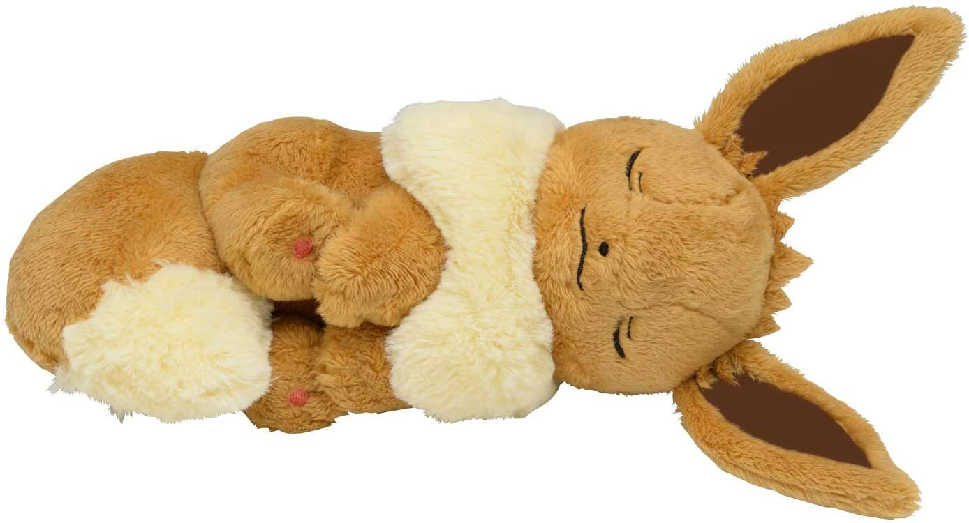 Pokemon Center Original Plush doll Eevee Sleeping ver. 2 JAPAN OFFICIAL IMPORT