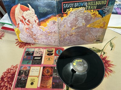 SAVOY BROWN Hellbound Train 1972 London GF LP XPAS 71052 EXC- w/sleeve