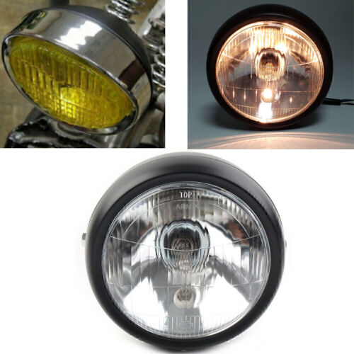 Motorcycle 5.75" Retro Front Headlight For Harley Dyna FXDL Softai Sportster New - Picture 1 of 8