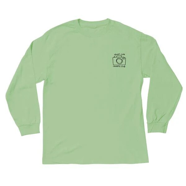 Рубашка с длинным рукавом The Quiet Life Camera Club, цвет морской волны, Средний