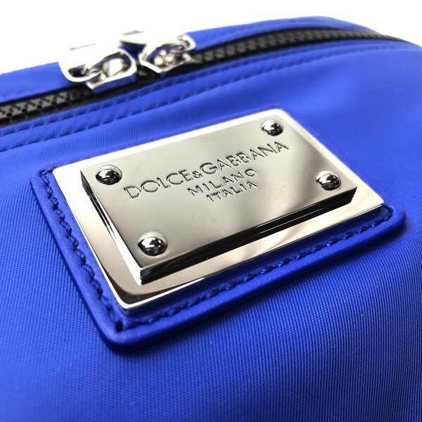 Dolce & Gabbana BM2194-AG186-89903 Nylon Waist Body Bag Blue Dolce & Gabbana BM2194-AG186-89903 Nylon Waist Body Bag Blue