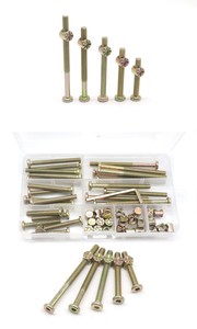 Cseao 25 Set M6x40mm Socket Head Screws Baby Bed Crib Hardware