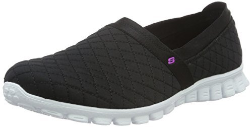 SKECHERS 22665 Womens EZ Flex 2-Bankroll Slip-On (Black/White ) SKECHERS 22665 Womens EZ Flex 2-Bankroll Slip-On (Black/White )