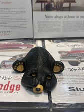 Bearfoots Bears "Ruby" Black Bear Figurine Limited Edition Big Sky Carvers