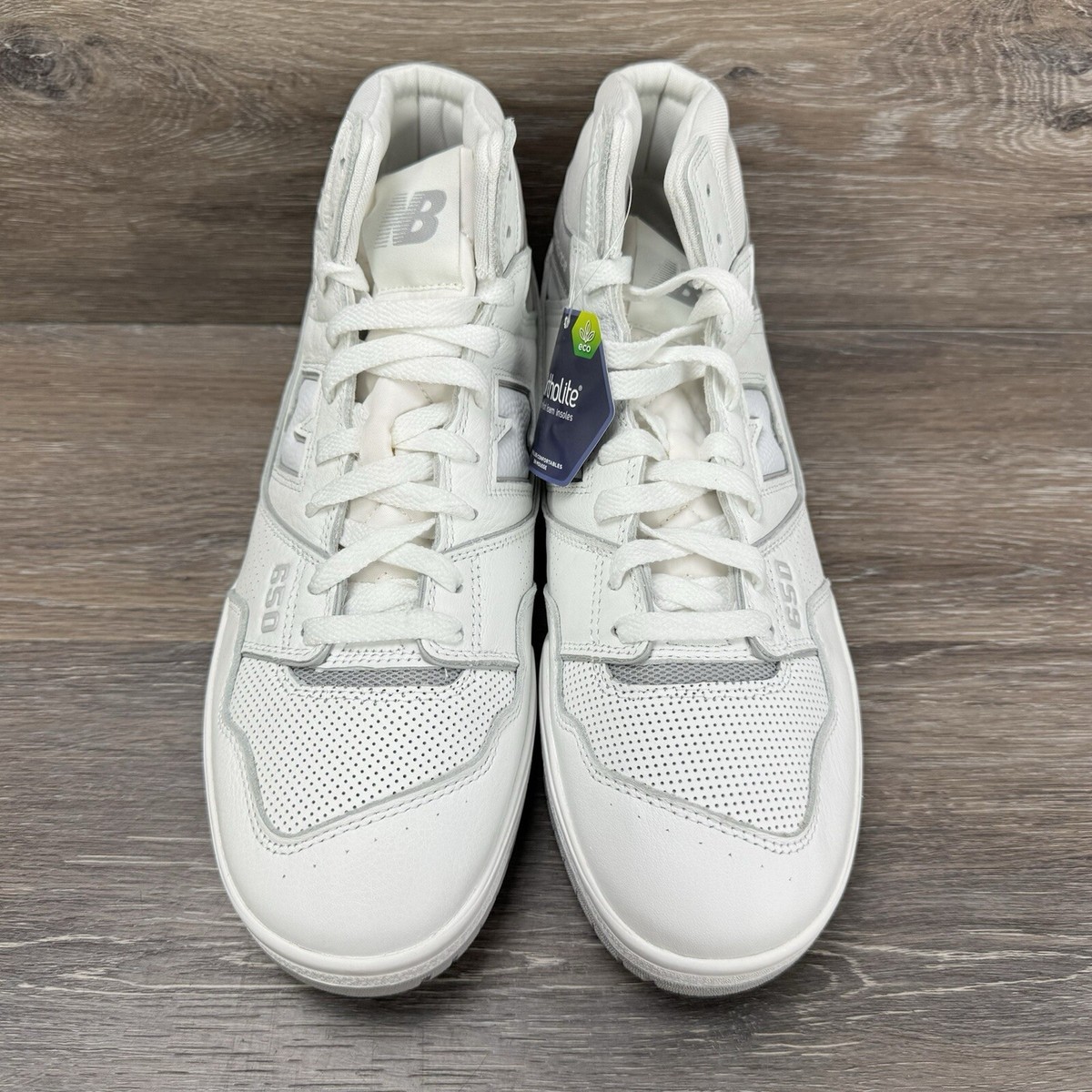 New Balance 650 Shoes Men White Grey High Top Sneakers Size