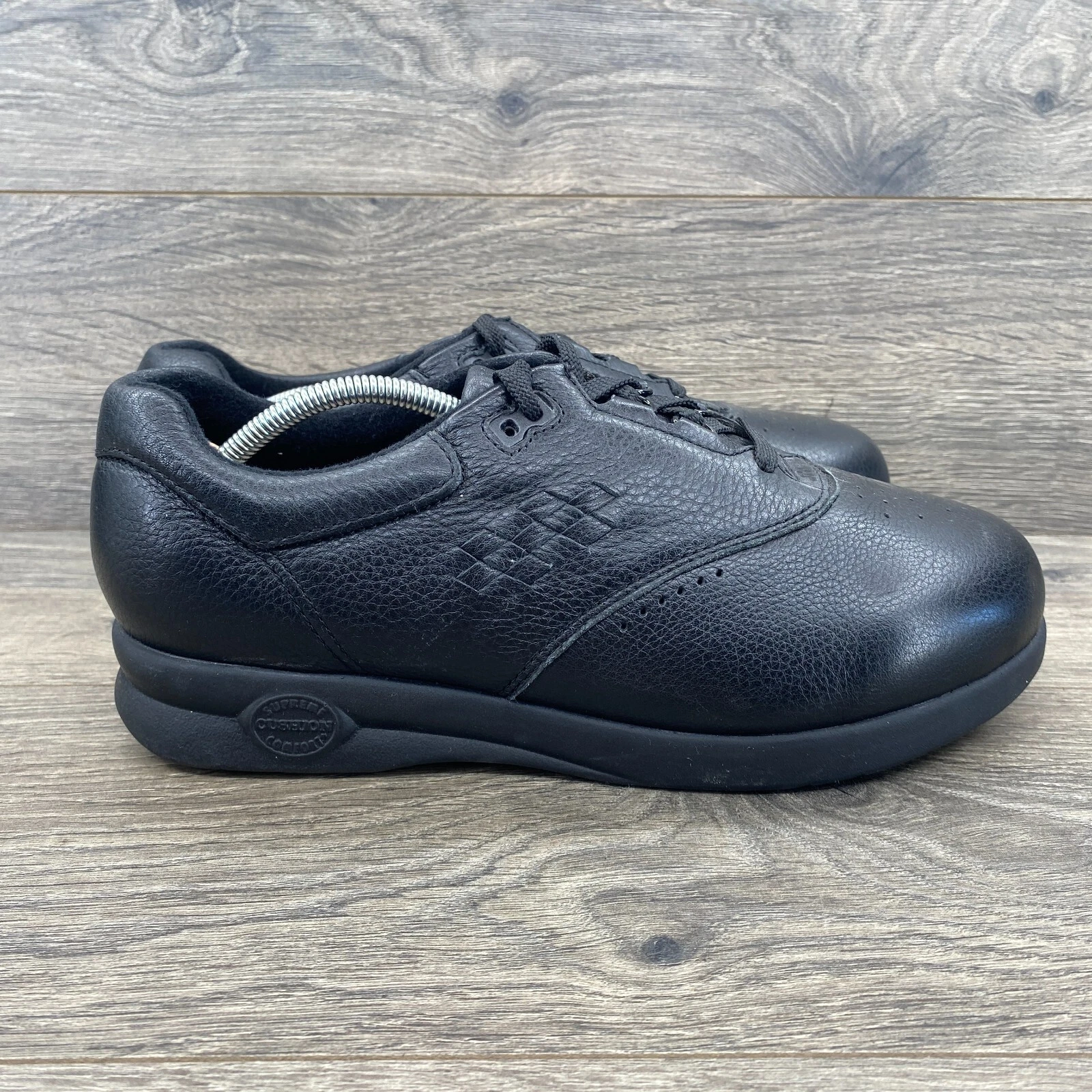 Chaussures Oxford marathon cuir SoftSpots Supremes femme pointure 9,5 noir