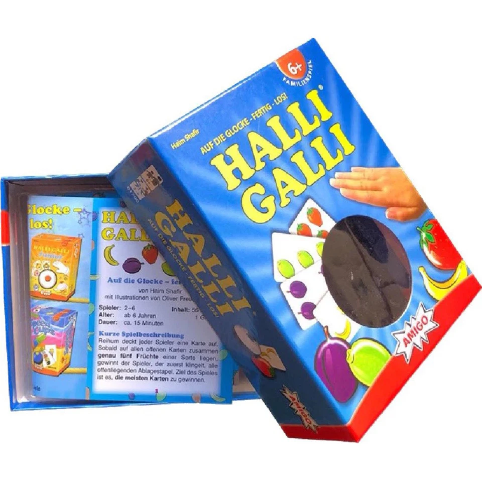Halli Galli Card Game – Fun Family Party Game for Kids Adults Gathering Foto 3 de 4