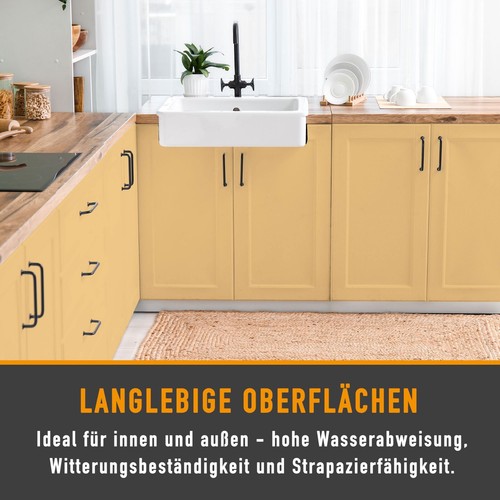 SEEBAUER vernice opaca fai da te per interni ed esterni - vernice ibrida per legno metallo plastica - Foto 79 di 168