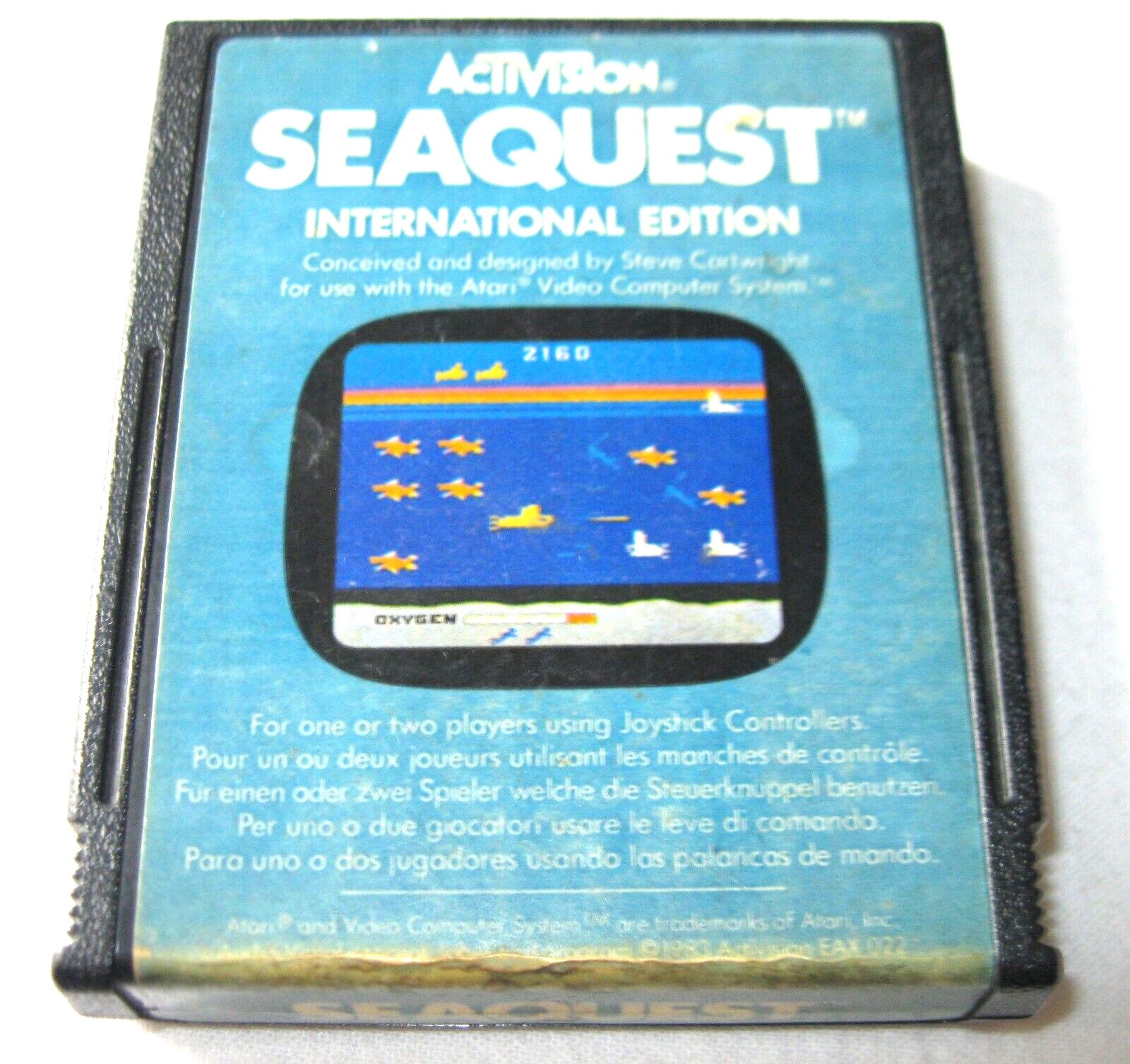 seaquest authentique version originale atari 2600