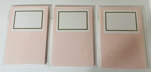 60 Tent Placecards - Wedding, Baby Shower, Anniversary, (Soft Pink) Sz: 3 X 4” - Picture 1 of 8