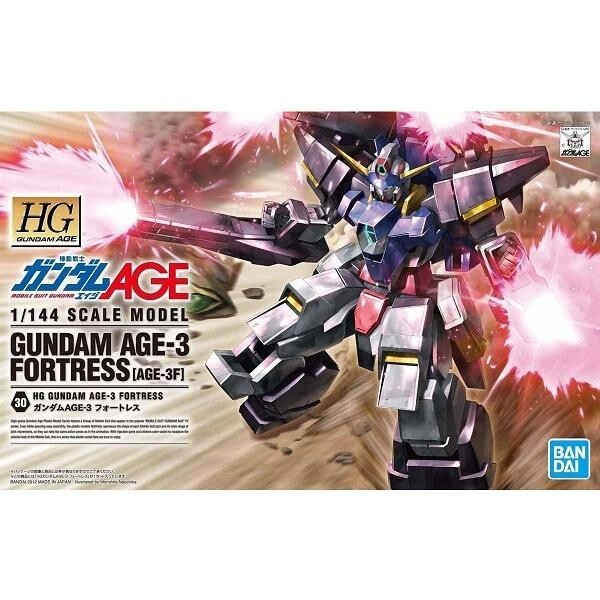 BANDAI HG Mobile Suit Gundam Age Gundam Age-3 Fortress 1/144 Scale