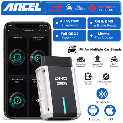 2024 DND ECHO Profi KFZ Bluetooth OBD2 Auoto Diagnosegerät Scanner ALLE SYSTEM