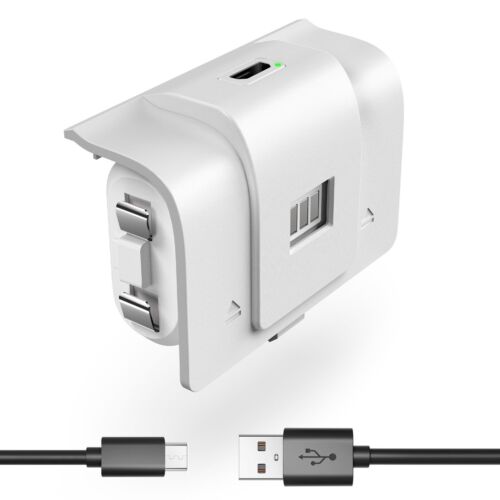 Rechargeable Controller Battery Pack with 4 Cover Play and Charge Kit with Mi...