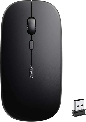 INPHIC Kabellose Maus Wiederaufladbar, 2.4G Slim Mouse 700mAh, Leiser Computer...