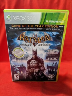 Batman: Arkham Asylum Complete XBOX 360 Microsoft Game Works Tested