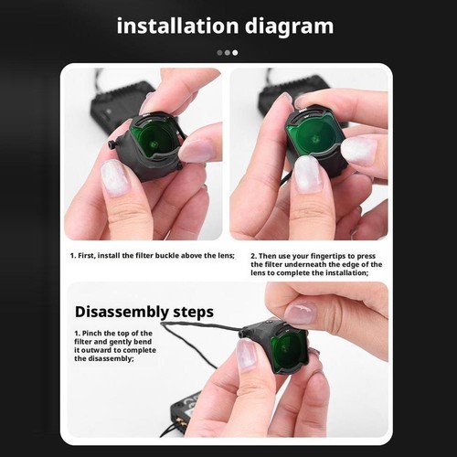 for DJI O4Air Unit Pro Image Transmission Filter UV Protection Mirror GXM - Picture 11 of 29