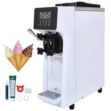 VEVOR Macchina per gelato morbido commerciale da banco monogusto 10L/h 900W