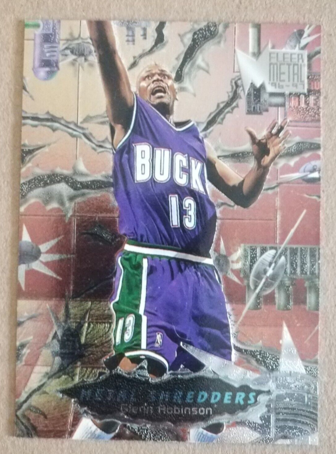 Glenn Robinson 1996-97 Metal Metal Shredders #245