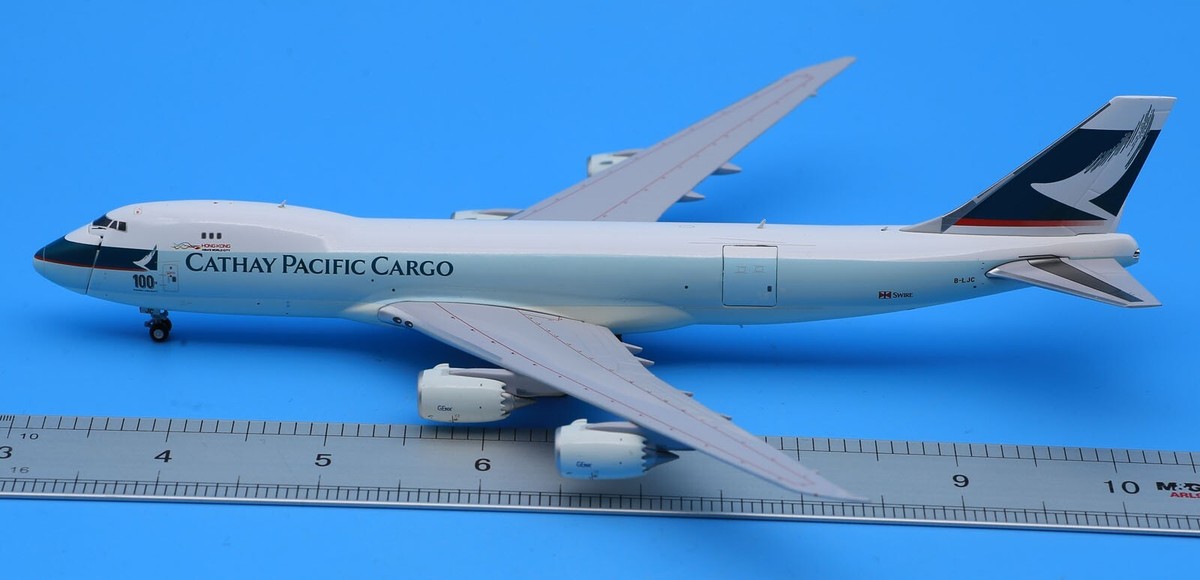 1/400 jc wings B747-8F キャセイ JC Wings 1:400 Cathay Pacific Cargo Boeing B747-8F Diecast