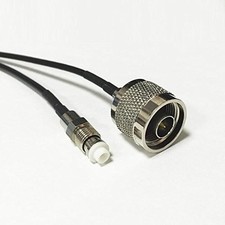 N male plug to FME Female jack RF jumper cable RG174 20cm 8inch NEW Good Qualit