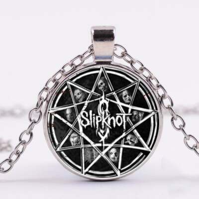 Slipknot Heavy Metal Musik Band Halskette Anhänger + Gratis Geschenktüte