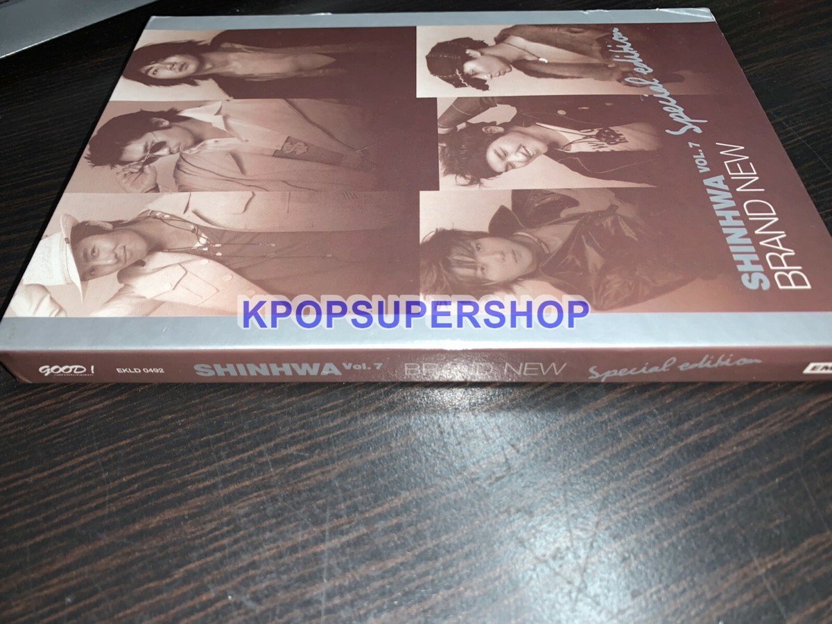 Shinhwa 7th Album Brand New Special Repackage CD VCD Photo album