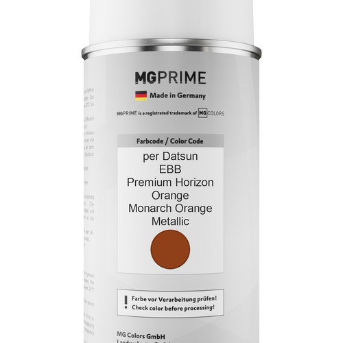 Vernice per auto Kit bomboletta spray per Datsun EBB Premium Horizon Orange - Foto 2 di 9