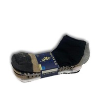 Men U.S. Polo Assn multipattern- Moisture Control- Low Socks 10 Pair NEW