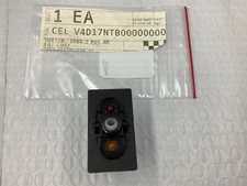 Carling Technologies V4D17NTB-00000-000 Rocker Switch W/O Actuator 12V 20 Amp