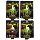 COG Dino Horizons Mini Dinorama (Set of 4) 3D Dinosaur Figure + Fact Booklet NEW