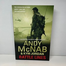 Battle Lines by Andy McNab, Kym Jordan (Paperback Book) Thriller, Military