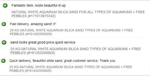 White Aquarium Sand Substrate All Types Fish Tanks SILICA 0,5-0,8mm 15kg - Picture 10 of 11