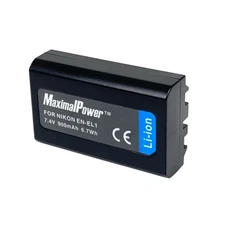 MaximalPower Battery For NIKON EN-EL1 COOLPIX 4300 4500 4800 Minolta NP800 Cam