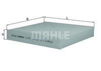 Mahle LA 923 Innenraumfilter, Frischluftfilter, Pollenfilter FüR Dacia Sandero I