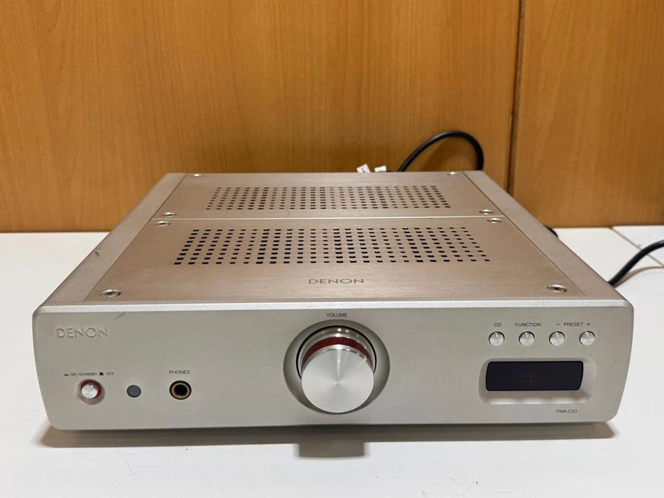 Amplificador Integrado DENON PMA-CX3 Plateado 150W+150W 4Ω AC100V 50Hz/60Hz Foto 4 de 4