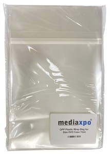 5000 OPP Plastic Wrap Bag for Slim DVD Case 7mm