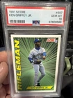 Ken Griffey Jr PSA 10 Rifleman Insert Seattle Mariners OF 1991 Score