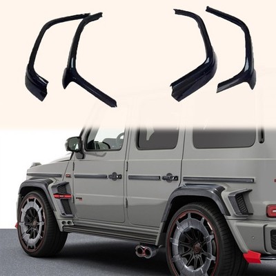 Dry Carbon For Brabus G63 G500 G350 Rock-Style G900 Fender Flares 4PCS Stick On
