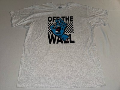 VANS Off The Wall Santa Cruz Gray S/S Classic Fit Graphic T-Shirt Mens XXL NWOT!