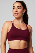 FABLETICS Principal Low Impact Bra - Merlot - Size L