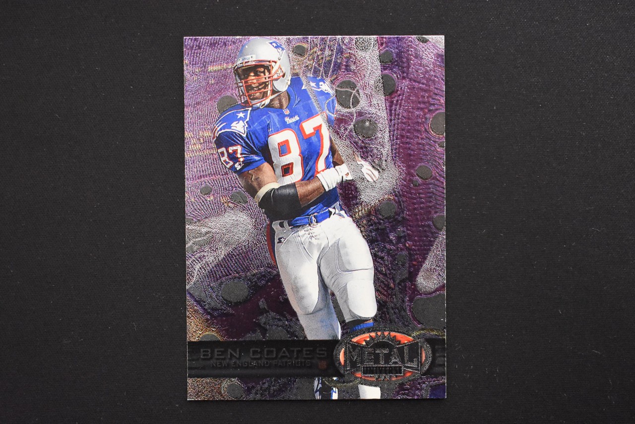 Ben Coates 1997 SkyBox Metal Universe #161 New England Patriots