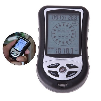Vielseitiges Hand Höhenmesser Barometer Thermometer für Outdoor Aktivitäten