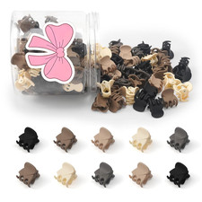 120PCS Small Hair Claw Clips 0.59Inch Mini Hair Clip for Girls Women No-Slip S