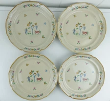 International Tableworks Heartland Stoneware Salad Plates Set of 4 Japan 7774