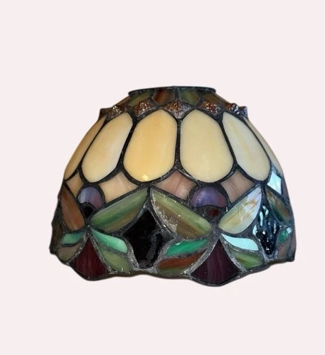 Vintage Tiffany Style Stained Glass Shade