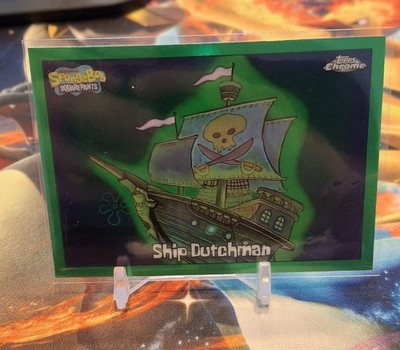 2025 Topps Chrome Spongebob Ship Dutchman Green Kelp #130